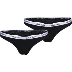 Calvin Klein 3PK THONG fekete M - Női alsónemű