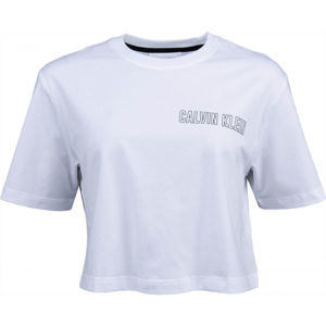 Calvin Klein CROPPED SHORT SLEEVE T-SHIRT fehér L - Női póló