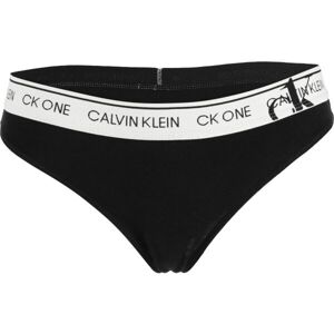 Calvin Klein FADED GLORY-THONG Női tanga alsó, fekete, méret