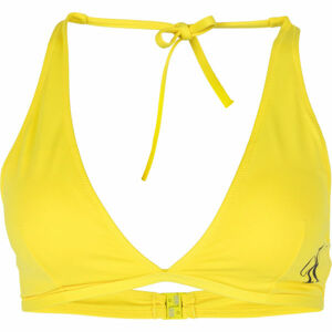 Calvin Klein HALTER NECK TRIANGLE-RP sárga XS - Női bikini felső