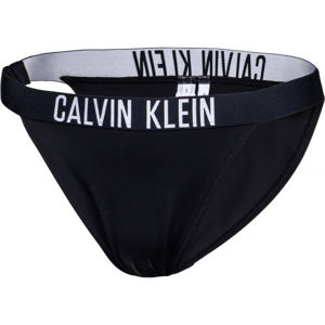 Calvin Klein HIGH RISE TANGA Női bikini alsó, fekete, méret L