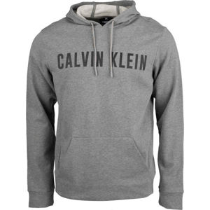 Calvin Klein HOODIE szürke S - Férfi pulóver