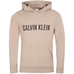 Calvin Klein INTENSE POWER LOUNGE-L/S HOODIE Férfi pulóver, bézs, veľkosť XL