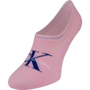 Calvin Klein JEANS LOGO SNEAKER Női zokni, rózsaszín, veľkosť UNI