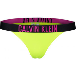 Calvin Klein BRAZILIAN-N Női bikini alsó, fényvisszaverő neon, méret L