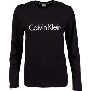 Calvin Klein L/S CREW NECK fekete M - Női póló