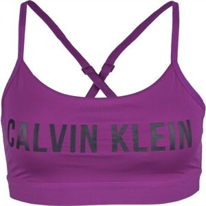 Calvin Klein LOW SUPPORT BRA lila S - Sportmelltartó