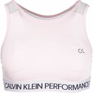 Calvin Klein MEDIUM SUPPORT BRA világos rózsaszín XS - Sportmelltartó
