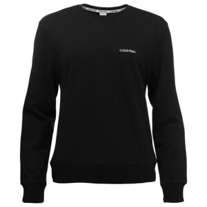 Calvin Klein MODERN COTTON LW RF-L/S SWEATSHIRT Női pulóver, fekete, veľkosť L