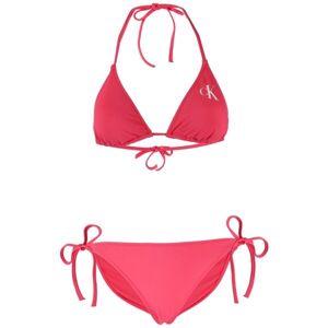 Calvin Klein MONOGRAM-TRIANGLE-RP Kétrészes női fürdőruha, rózsaszín, méret S