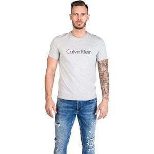 Calvin Klein S/S CREW NECK szürke S - Férfi póló