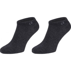 Calvin Klein 2PK FLAT KNIT sötétszürke UNI - Női zokni