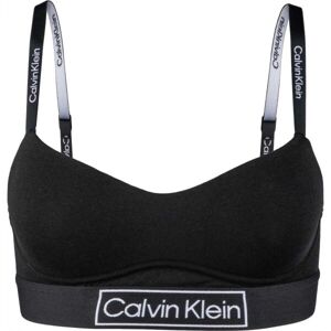 Calvin Klein REIMAGINED HERITAGE-LGHT LINED BRALETTE Női melltartó, fekete, veľkosť L