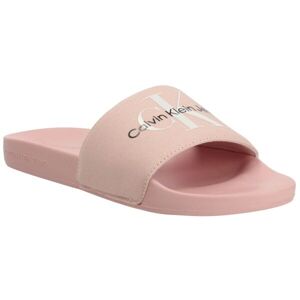 Calvin Klein SLIDE MONOGRAM CO Női papucs, lazac, veľkosť 38