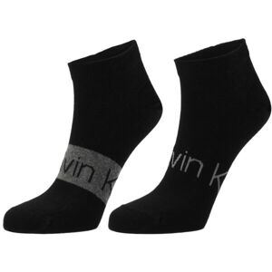 Calvin Klein SNEAKER 2P Férfi zokni, fekete, veľkosť 43-46