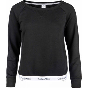Calvin Klein TOP SWEATSHIRT LONG SLEEVE Női pulóver, fekete, veľkosť S