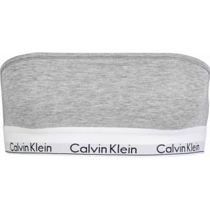 Calvin Klein UNLINED BANDEAU szürke M - Pánt nélküli melltartó