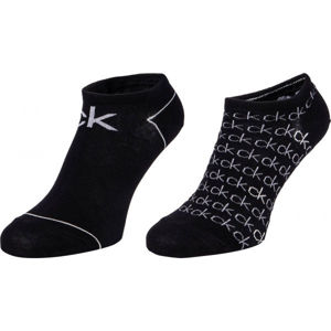 Calvin Klein WOMEN LINER 2P REPEAT LOGO CALLIE Női zokni, fekete, méret
