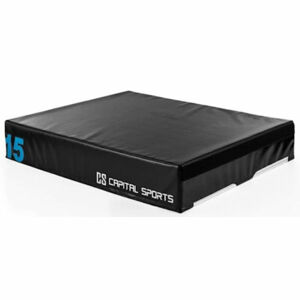 CAPITAL SPORTS ROOKSO SOFT JUMP BOX 15 CM Pliometrikus doboz, fekete, veľkosť os