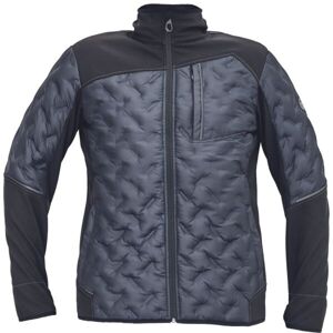CERVA NEURUM SOFTSHELL Férfi softshell kabát, sötétszürke, méret XL