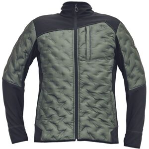 CERVA NEURUM SOFTSHELL Férfi softshell kabát, sötétzöld, méret XL