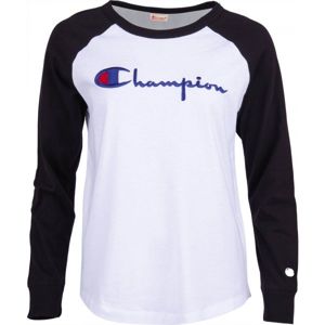 Champion CREWNECK LONG SLEEV fehér XS - Hosszú ujjú női póló
