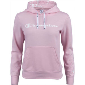 Champion HOODED SWEATSHIRT világos rózsaszín M - Női pulóver
