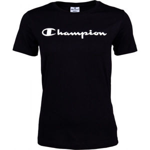 Champion CREWNECK T-SHIRT fekete L - Női póló