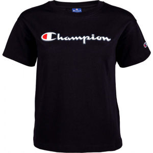Champion CREWNECK T-SHIRT fekete S - Női póló