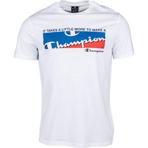 Champion CREWNECK T-SHIRT fehér XXL - Férfi póló