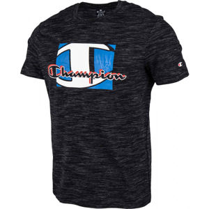 Champion CREWNECK T-SHIRT fekete XL - Férfi póló
