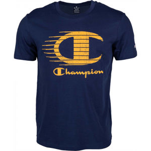 Champion CREWNECK T-SHIRT sötétkék XL - Férfi póló