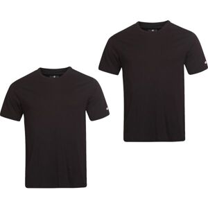 Champion 2PACK CREW-NECK Férfi póló, fekete, méret L
