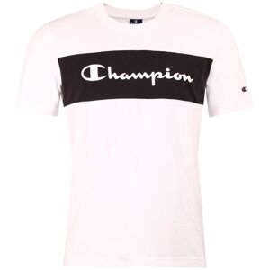 Champion CREWNECK COLOR BLOCK T-SHIRT Férfi póló, fehér, veľkosť XL