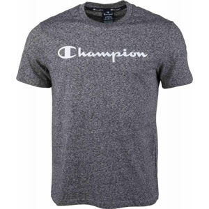 Champion CREWNECK T-SHIRT Férfi póló, fekete, méret XXL