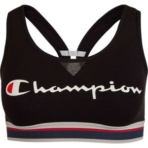 Champion CROP TOP AUTHENTIC Sportmelltartó, fekete, méret S