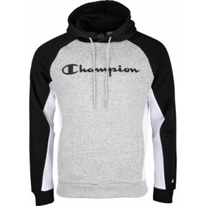 Champion HOODED SWEATSHIRT Férfi pulóver, szürke, méret XL