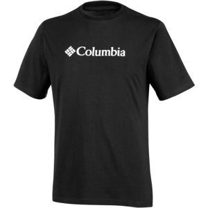 Columbia CSC BASIC LOGO TEE Férfi póló, fekete, méret S