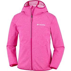 Columbia HEATHER CANYON SOFTSHELL JACKET rózsaszín S - Gyerek outdoor kabát
