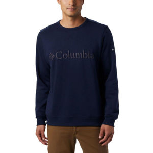 Columbia M LOGO FLEECE CREW Férfi pulóver, sötétszürke, veľkosť S