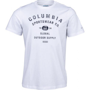 Columbia M PATH LAKE GRAPHIC TEE fehér XL - Férfi póló