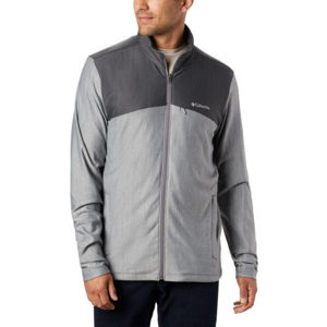 Columbia MAXTRAIL™ MIDLAYER FLEECE Férfi fleece kabát, szürke, veľkosť XL