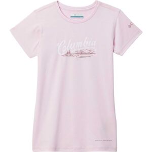 Columbia MISSION PEAK™ SHORT SLEEVE GRAPHIC SHIRT Lány póló, rózsaszín, méret