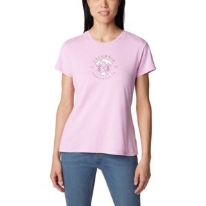 Columbia SLOAN RIDGE™ GRAPHIC SS TEE Női póló, rózsaszín, méret