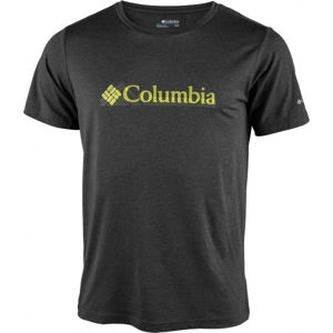 Columbia TECH TRAIL GRAPHIC TEE Férfi póló, fekete, méret L