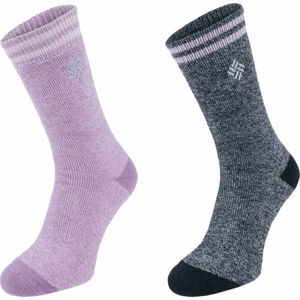 Columbia THERMAL 2P Női zokni, rózsaszín, méret 39 - 42