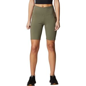 Columbia WINDGATES™ 1/2 TIGHT Női elasztikus rövidnadrág, sötétzöld, méret XS