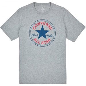 Converse CHUCK PATCH TEE szürke XL - Férfi póló