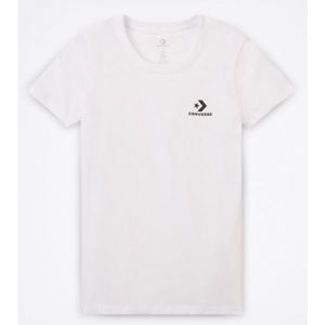Converse STAR CHEVRON SMALL CHEST LOGO TEE fehér XL - Női póló
