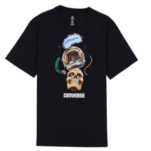 Converse SKULL HELMET TEE fekete XL - Férfi póló